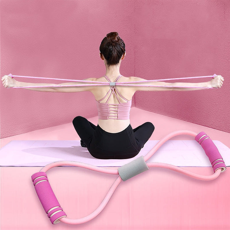 Eight-Shaped Elastic Rope Stretch Belt